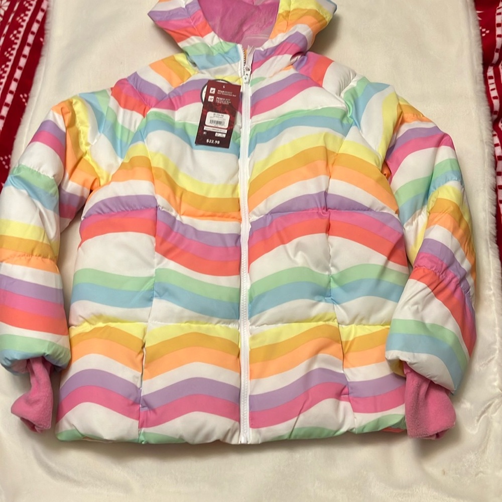 NWT Swiss Tech Girls Peak Resist/Blast water/wind resistant Puffer Jacket 14-16